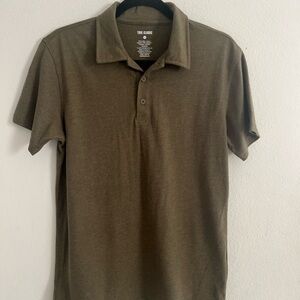 True Classic Men's Khaki Polo Shirt